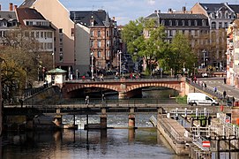 Pont de l'Abattoir et pont National.