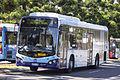 Сиднейские автобусы (2457 ST) Индивидуальные автобусы CB80 с кузовом Scania K280UB на Олимпийском бульваре в Сиднейском Олимпийском парке.