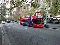 Sydney Explorer (TV 7706) Anhui Ankai HFF6121GS-3 double decker at Stand A on Alfred Street.jpg