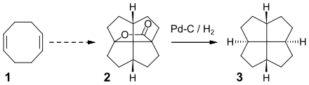 Synthese von all-cis-[5.5.5.5]Fenestran ausgehend von 1,5-Cyclooctadien