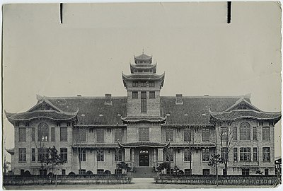 Hart Memorial College de los metodistas canadienses en la Universidad de la Unión de China Occidental