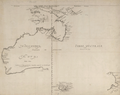 Image 4A typical map from the Golden Age of Netherlandish cartography. Australasia during the Golden Age of Dutch exploration and discovery (ca. 1590s–1720s): including Nova Guinea (New Guinea), Nova Hollandia (mainland Australia), Van Diemen's Land (Tasmania), and Nova Zeelandia (New Zealand). (from History of Papua New Guinea)