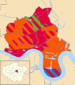 Tower Hamlets 2022 results map