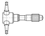 Мікрометр для триточкових вимірювань отворів
