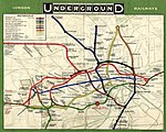 London Underground map from 1908