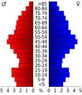 Bevolkingspiramide Lincoln County