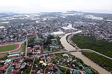 Panay River in Roxas City US Navy 080626-N-5961C-005 igh above Roxas, standing water is visible after the wake ofTyphoon Fengshen.jpg