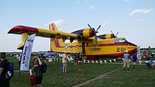 Viking Air Canadair CL-415EAF на выставке EAA AirVenture Oshkosh 2019