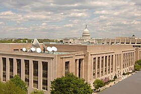 Voice of America headquarters Voice of America headquarters and United States Capitol.jpg