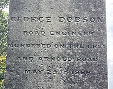 George Dobson inscription