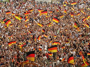 Supporters Allemands à Bochum.
