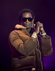 Young Thug performing at Openair Frauenfeld in 2019