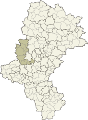 Distretto di Gliwice – Mappa