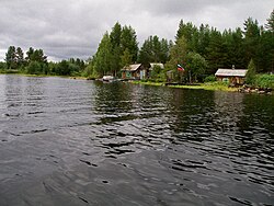 Лопская, вид на Лопскую Запань