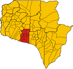 Municipality location in Siem Reap Province