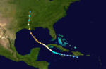 1909 Atlantic hurricane 9 track.png