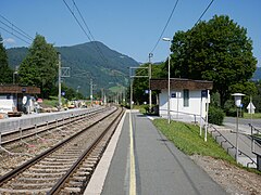 Kitzbühel, Bahnsteiggleis 2
