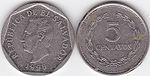 5 centavos de colón salvadoreño