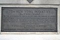 Plaque, 72nd New York Infantry monument, Gettysburg National Battlefield