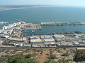 Le port de pêche vu depuis Agadir Oufella.