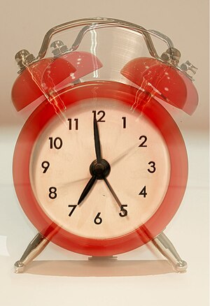 The delightful Eko alarm clock - it's only 4in...