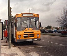 Autobús urbano Pegaso da CTM de Alxeciras (en 1997).