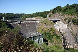 Barrage de Rochebut en 2010.