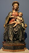 Мадонна с Младенцем. 1480. Дерево, роспись. Музей Боде, Берлин