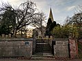 Boundary Wall, Gate, Steps And Overthrow At Church Of St Mary, Church Street, Edwinstowe