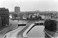 Verkeerssituatie in 1968 (viaduct 425 links)