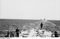 Tuần dương hạm hạng nhẹ Emden của Đức trên đường tới Na Uy, ngày 8 tháng 4 năm 1940