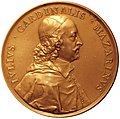 Medalla: Cardeal Marzarin (1659).