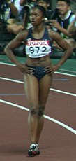 Bronzemedaillengewinnerin Carmelita Jeter