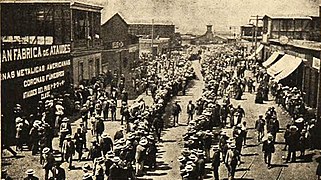 Dodelafi tari koe Iquique, 1907