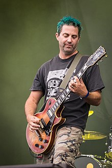 Chris Rest performing with Lagwagon at Heavy MONTRÉAL, August 7, 2015
