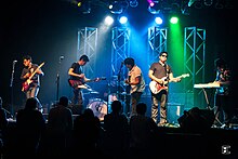 Dandy Heat performing at Cine El Rey in downtown McAllen