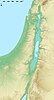 Dead Sea terrain location map