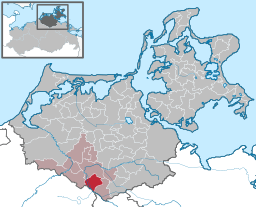 Läget för kommunen Deyelsdorf i Landkreis Vorpommern-Rügen