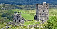 Dolwyddelan Castle from the west