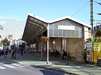 Les installations du terminus d'Enghien sont devenues une gare routière.