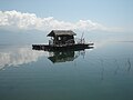 マケドニア、オテシェヴォの漁師小屋