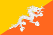 Bandera de Bhután