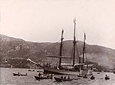 Fram leaves Bergen on 2 July 1893, bound for the Arctic Ocean.