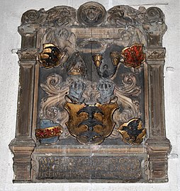 Gedenkstein des Marquard vom Stein (Stain) in St. Martin (Lorch) (1555)