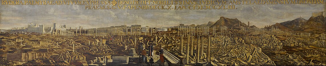 G. Hofstede van Essen, View on the ruins of Palmyra, 1693.