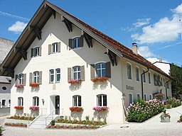 Rådhuset i Gmund am Tegernsee.