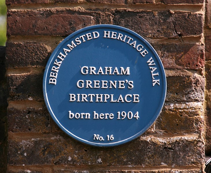 File:Graham Greene's Birthplace blue plaque crop.jpg