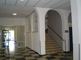 Hal van de Psychiatrie en Neurologie (gebouw 3 genoemd) van het voormalige SAZU
