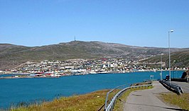 Zicht op Hammerfest