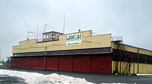 Hangar of the Pociunai Airport